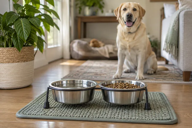 illustrative Feeding & Watering Supplies scene
