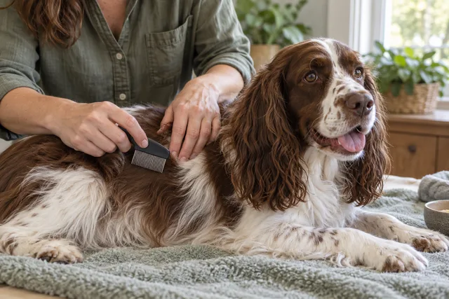illustrative Flea & Tick Control scene